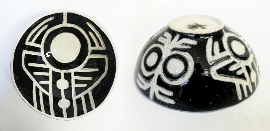 Funky Bowl B&W 1