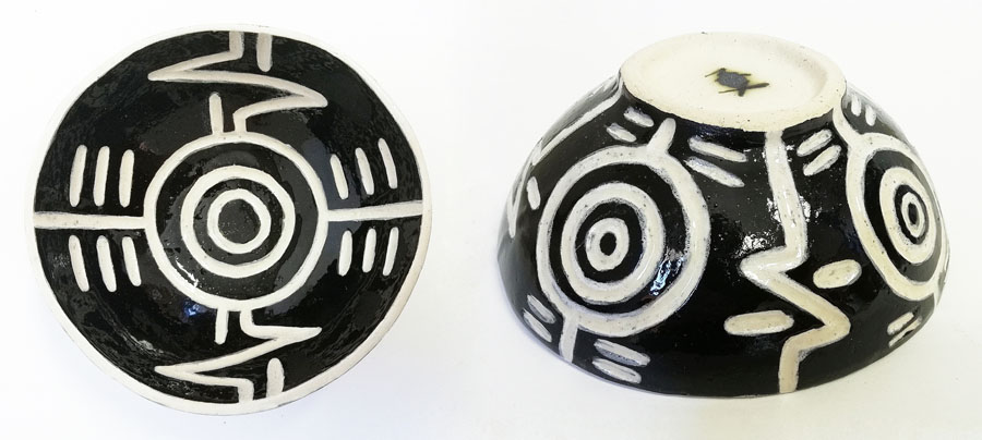 Funky Bowl B&W 2