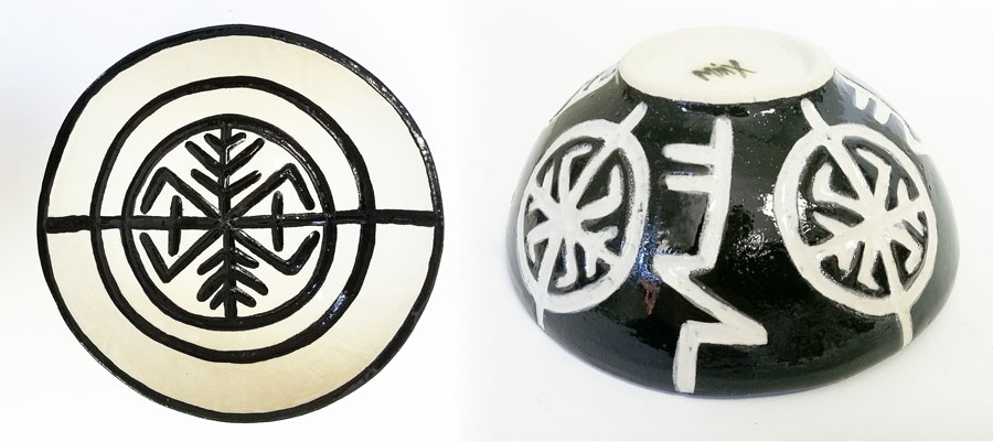 Funky Bowl B&W 3